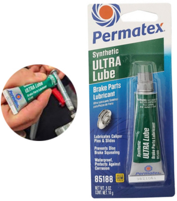 퍼마텍스 브레이크 패드 구리스 85188 녹색 14g 내열 윤활 캘리퍼 고착방지 그리스, 1개