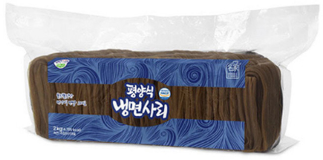 송학식품 평양식 냉면사리 2kg(약10인분) BOX, 12kg, 1박스