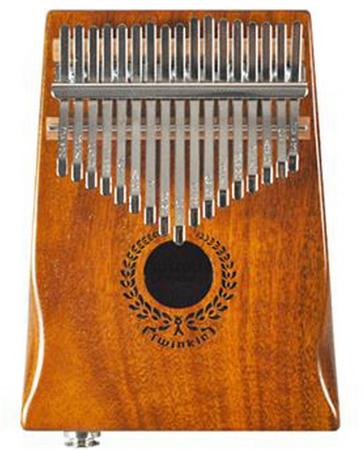 트윙클 칼림바 콘서트 픽업 장착 17음계 (반음계 자석2개입), 칼림바+소프트백B, 1개