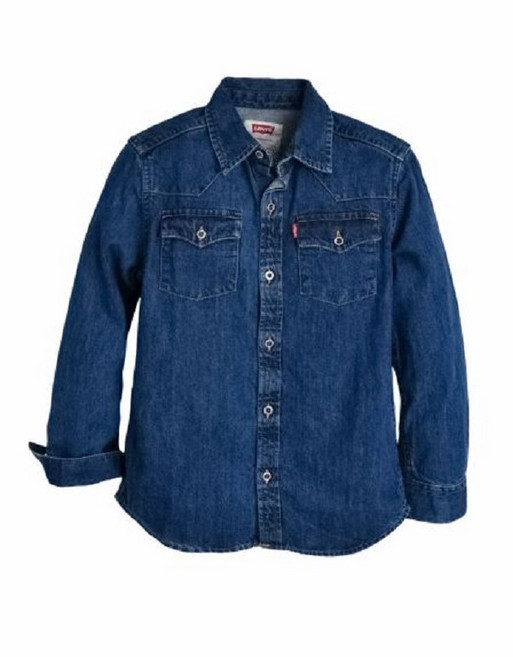 리바이스키즈 뉴바스토우웨스턴데님셔츠 (주니어) V243SH334P 리바이스키즈 청남방 데님셔츠 리바이스 리바이스셔츠 리바이스데님셔츠 리바이스청남방 주니어셔츠 주니어데님셔츠