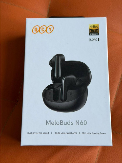 QCY N60 멜로버즈 QCY이어폰, 블랙