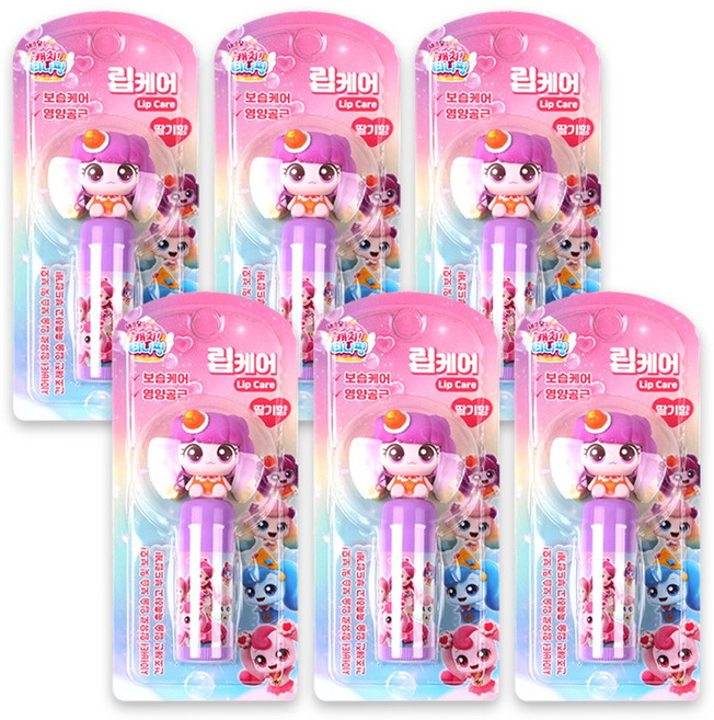 캐치티니핑 립케어 말랑핑 2025년제조, 3.8g, 6개