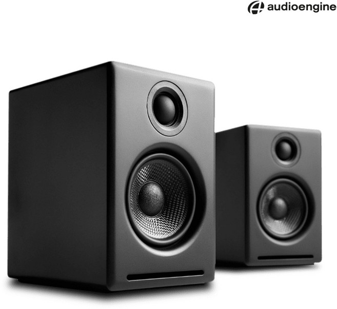 [Audioengine] A2+ Wireless Next Gen 60W출력 USB DAC 내장 2채널 무선 블루투스5.3 aptX 코덱지원 스피커, Black