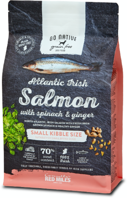 고네이티브 스몰브리드 그레인프리 강아지사료, 연어, 4kg, 1개