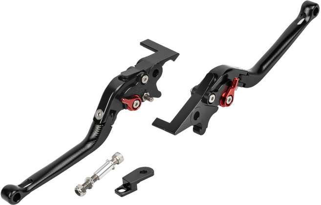 CUBLAND PCX 21-26 브레이크 레버 6단조절 파킹 폴딩 핸들 클러치 레버, 1세트, 블랙