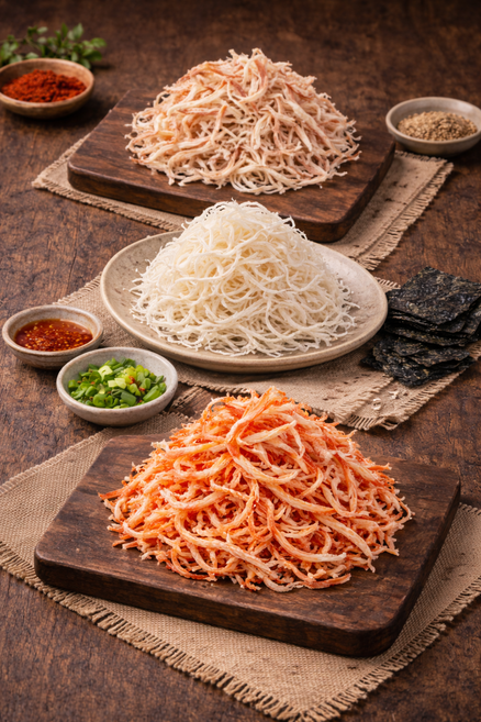 (오징어90%내외) 국내 강원도 가공 백진미채 홍진미채 맥반석 참진미채 건어물 500g 업소용 가정용 진미채 조미오징어채 진미오징어채, 오징어 90% 참진미채 500g, 1개