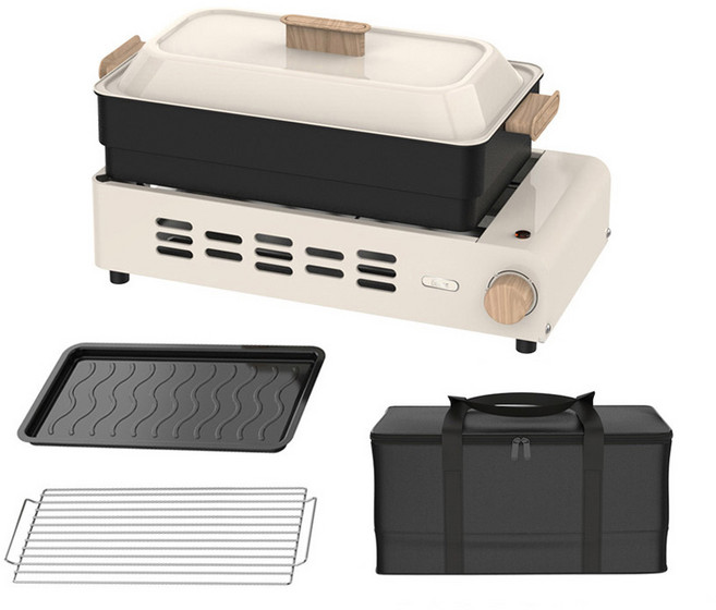 컴팩트홈 멀티 전기그릴 전골 꼬치 구이