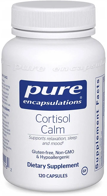 Pure Encapsulations Cortisol Calm 퓨어 인캡슐레이션 코티솔 캄 120캡슐, 1개, 기본, 120정 - 쿠팡