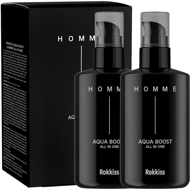 록키스 아쿠아 부스트 옴므 올인원, 200ml, 2개