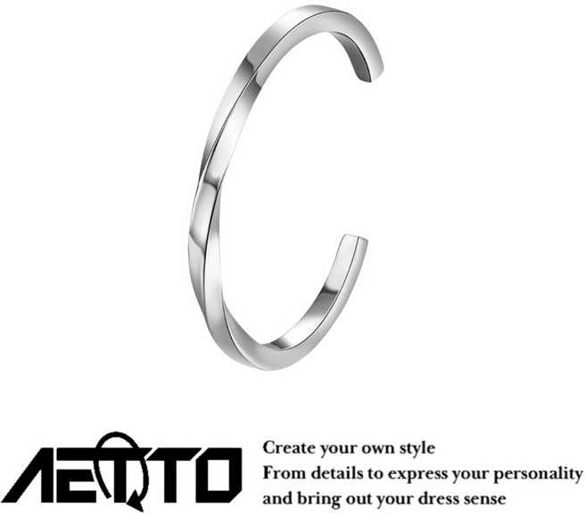 AETTO 莫比烏斯手環 醫療鋼 素面