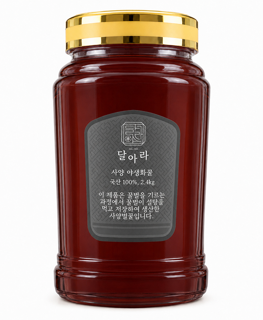 달아라 국내산 야생화 사양벌꿀, 1개, 2.4kg