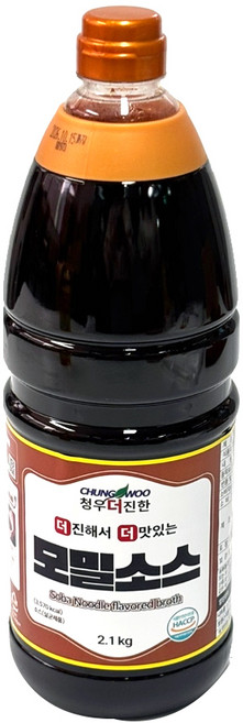 청우더진한 메밀소바육수 메밀국수소스 청우모밀소스 2.1kg, 1개