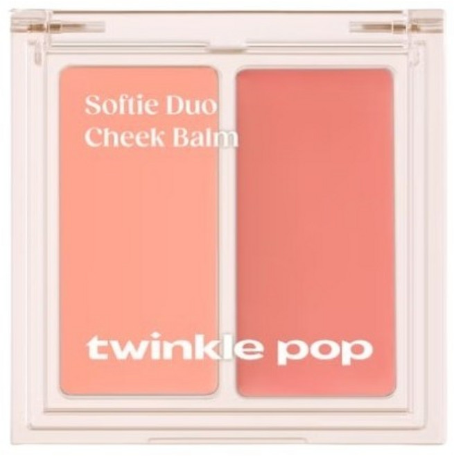 트윙클팝 소프티 듀오 치크 밤 by CLIO, 3개, 02 피치무스