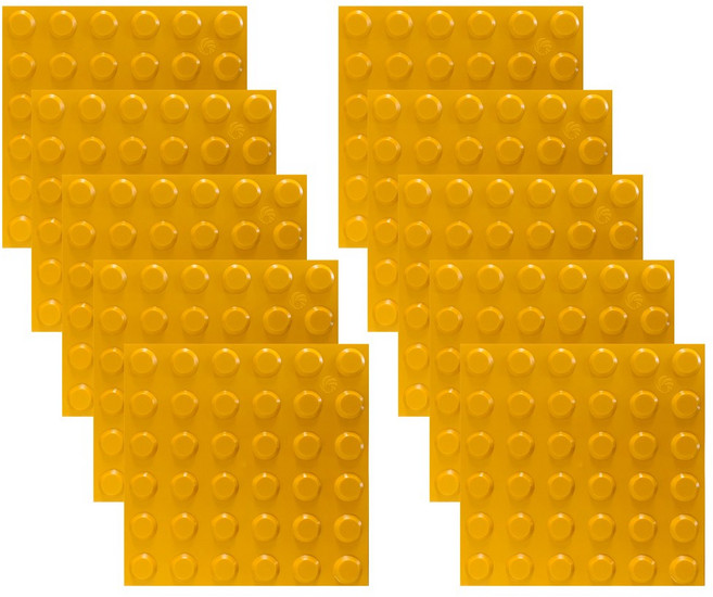 대구점자블럭 점자블럭 고무접착식 양면테이프 점자블록 10장, 1.점형 10장, 1세트