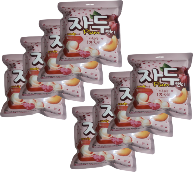 해태제과 자두 캔디, 315g, 8개