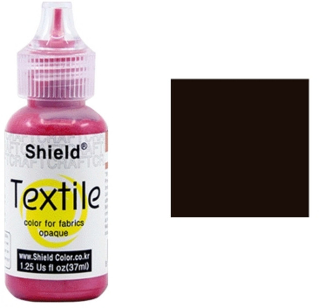 [원드림]쉴드 텍스타일 섬유 전용 물감 옷그림 패브릭, 1개, N-02 Carbon Black