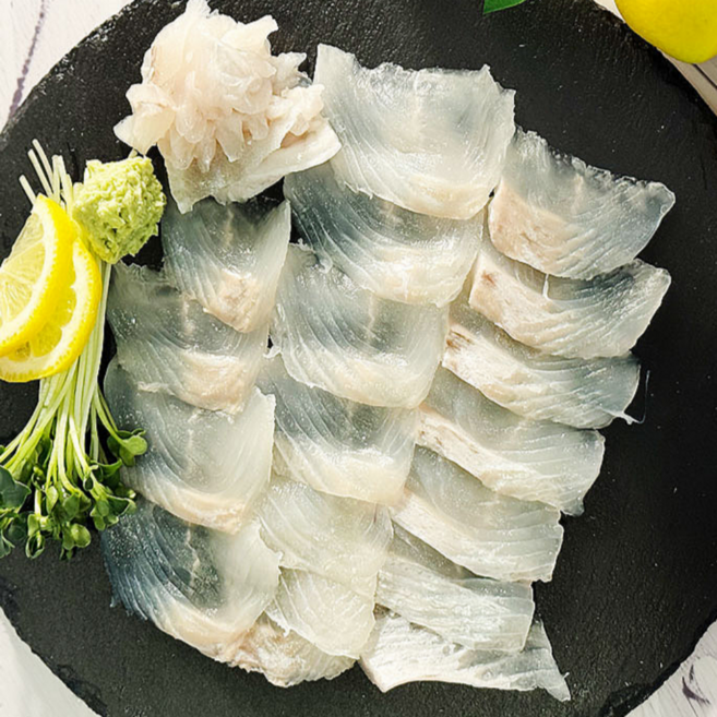 강도다리회 제철 생선회 숙성회 활어 필렛, 1개, 300g