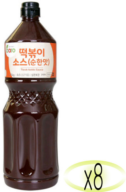 바로 떡볶이소스 순한맛, 8개, 2.15kg