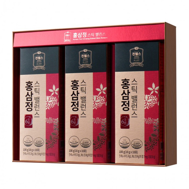 진웰스 국내산 6년근 발효 홍삼정 스틱 밸런스, 1개, 300g