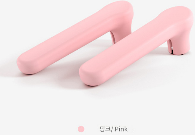 심플 실리콘 문손잡이 커버 문콕방지 안전 손잡이 커버 2p, 핑크