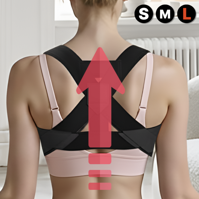 엠페토 여성용 바른자세 예쁜 어깨 교정 밴드, 1개