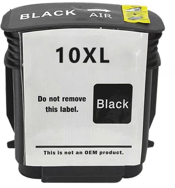 HP 10XL 墨水匣 (適用於 HP DJ-500 500PS 510 800 800PS 815MFP 820MFP HP 82) 黑色, HP10 黑色, 1個