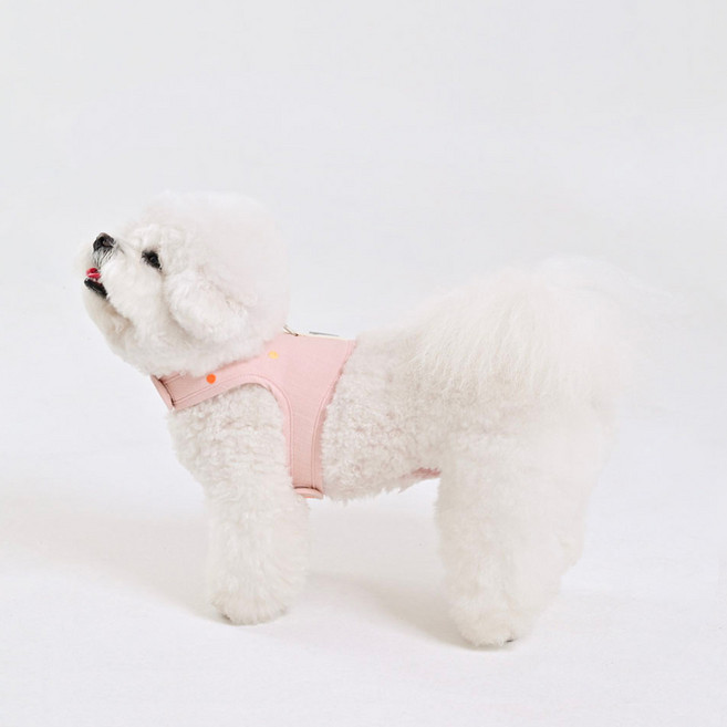 코지코너 린넨 에어메쉬 소프트 하네스 국산, 코랄핑크, 1개