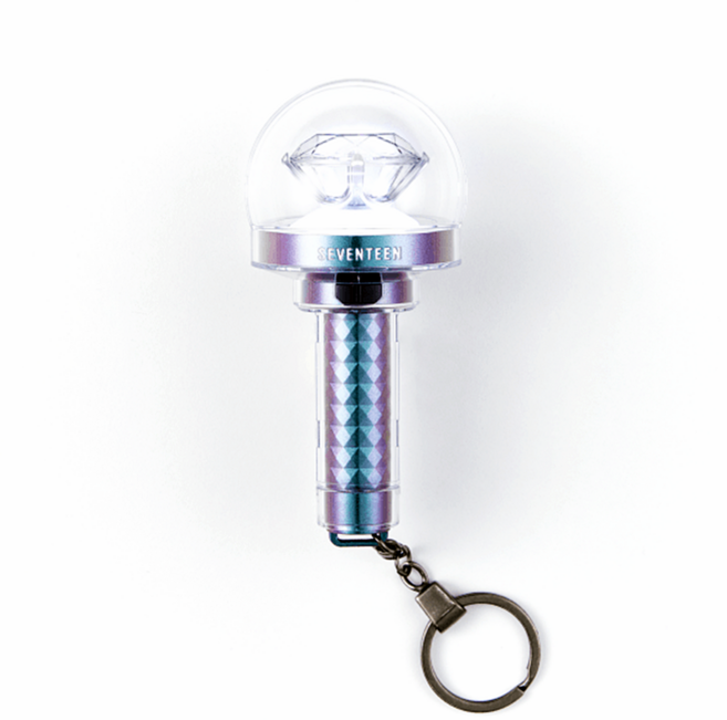 [정품] 세븐틴10주년 응원봉 키링 - SEVENTEEN LIGHT STICK KEYRING Ver. 3 스타레나