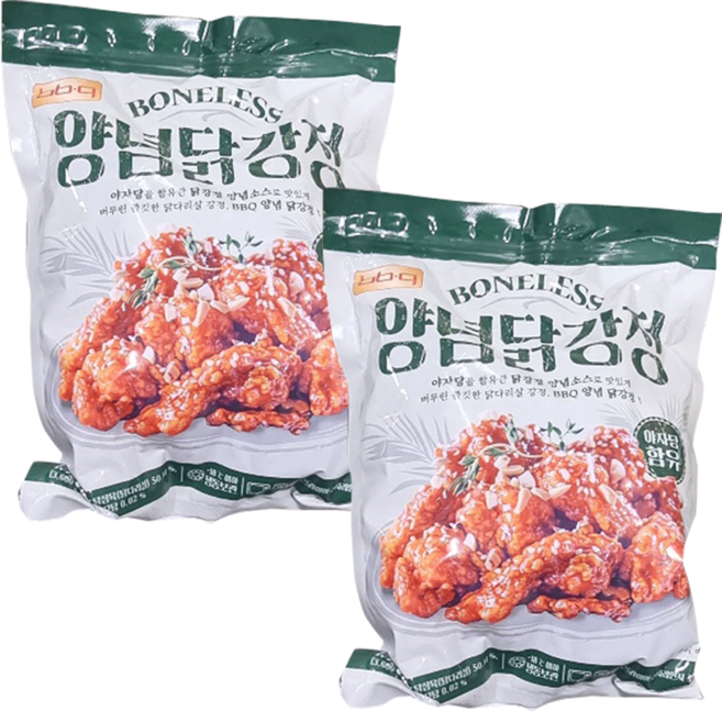 코스트코 BBQ닭강정 아이스포장, 1.2kg, 2개