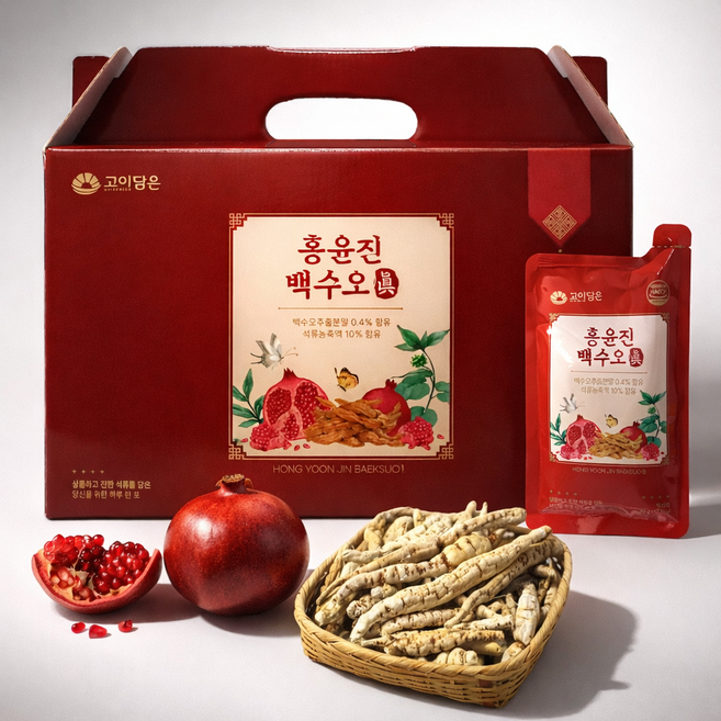 석류 백수오 당귀 액상차 갱년기엔 홍윤진백수오진, 2박스, 2.1kg