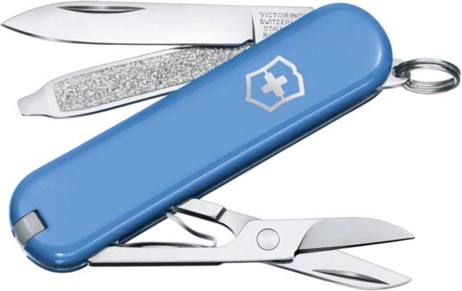 빅토리녹스 클래식 SD 서머 레인 멀티툴 휴대용 아웃도어 캠핑용 58mm 일본직배송, 1개