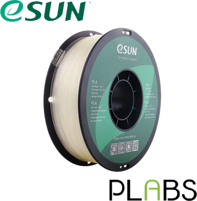 eSUN한국총판 PLABS 일반 PLA 필라멘트 1kg, clear