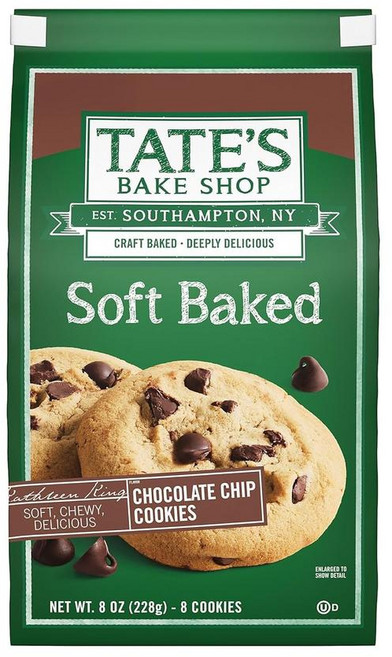 Tate's Bake Shop 부드럽게 구운 초콜릿 칩 쿠키, 227g, 1개