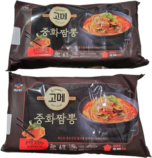 고메중화짬뽕 아이스박스포장 /코스트코, 2개, 1.956kg