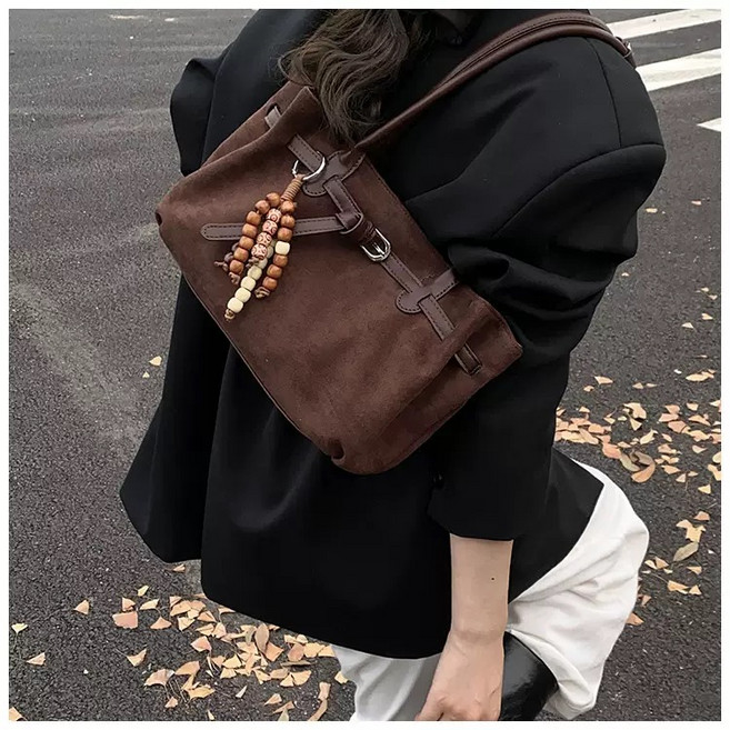 햇빛에이치 여성 데일리 스웨이드 숄더백 크로스백 가방