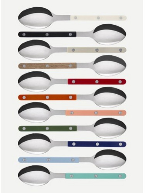 사브르 비스트로 샤이니 디너스푼 프랑스 커트러리, 파스텔그린, 1개