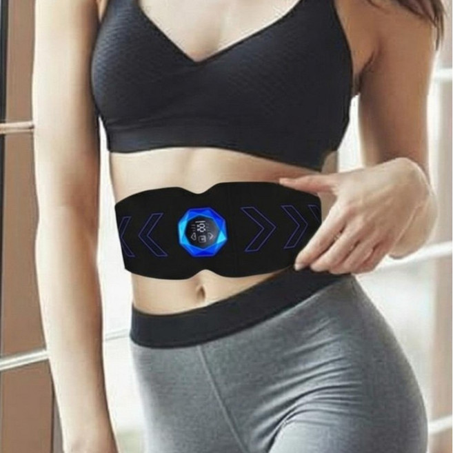 벨라트릭스 젤패드 프리 EMS 저주파 슬리밍 벨트, 블랙