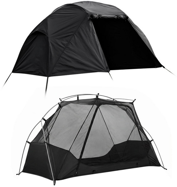 7위 - Jeebel Camp 90x213cm 대형 와이드 야전침대용 1인용 코트 텐트 경량 이중구조 방수 메쉬 솔로