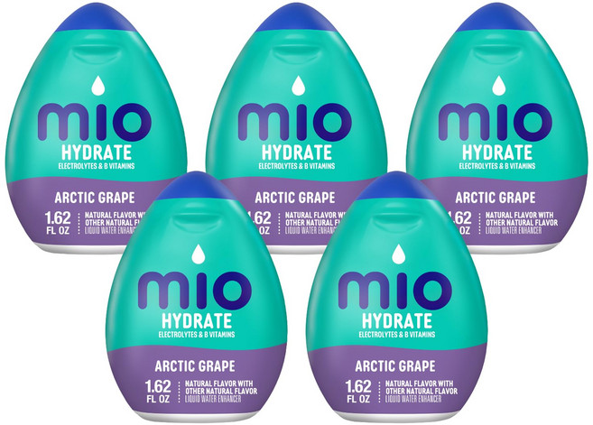MiO 핏 water 인핸서 - 아크틱 그레이프 18회 제 Mio Sport Liquid Water Enhancer Arctic Grape 1.62 OZ (Pack of 5, 1개