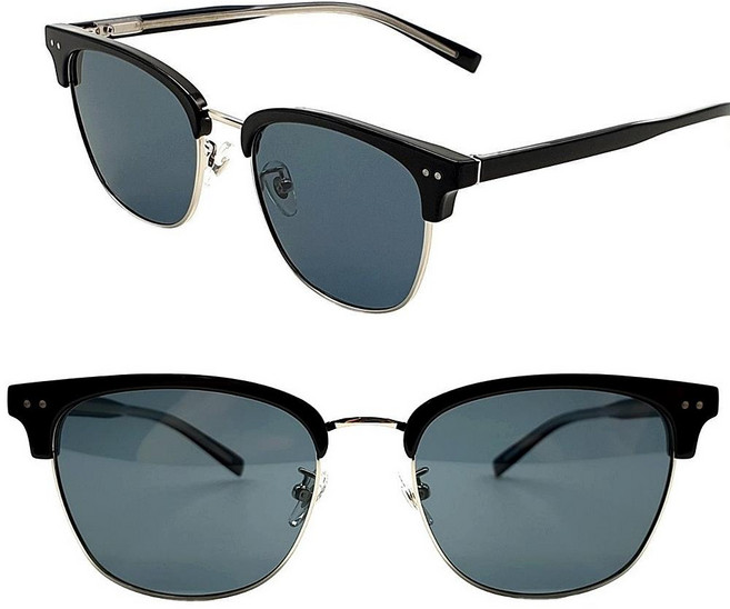 EYES ONE 편광 선글라스 자외선 차단 하금테 반뿔테 골프 낚시 등산 명품 썬글라스