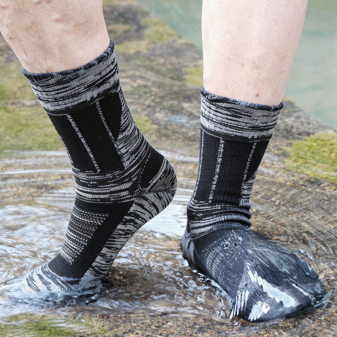 무브셀 아웃도어 방수양말 방풍양말, 1개, 블랙