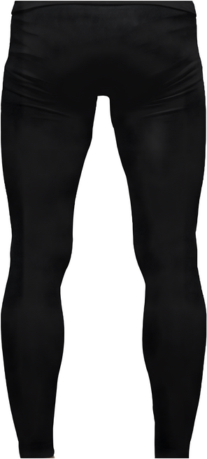 EROSBODY艾若斯健美 男機能纖維平織衛生褲 保暖發熱褲 黑色