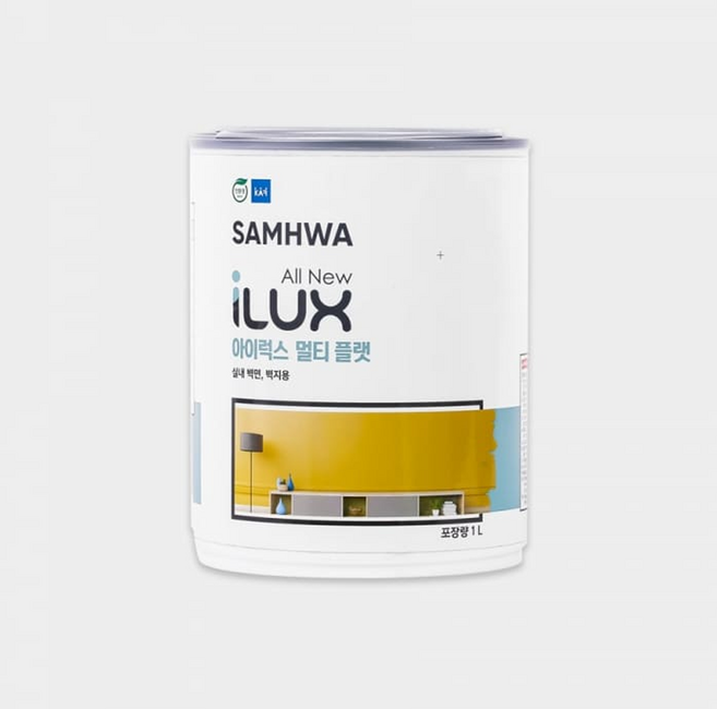 삼화페인트 아이럭스 멀티 플랫 벽지 친환경 1L, 120.라벤다드림, 1000ml, 1개
