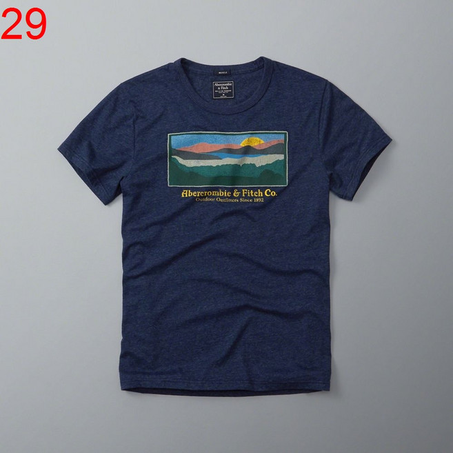 Abercrombie & Fitch AF 01【西寧鹿】男士短袖T恤 短T SHIRT 舒適透氣 展現個性時尚, 編號29 XS, 編號29 XS.