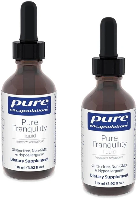 퓨어인캡슐레이션 퓨어 트랜퀼리티 리퀴드 액상 Pure Encapsulations Pure Tranquility Liquid, 2개, 116ml - 쿠팡