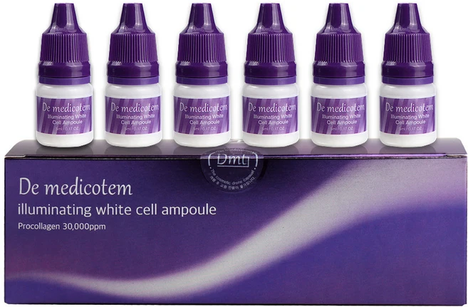 더메디코템 일루미네이팅 화이트 앰플, 6개, 5ml - 쿠팡