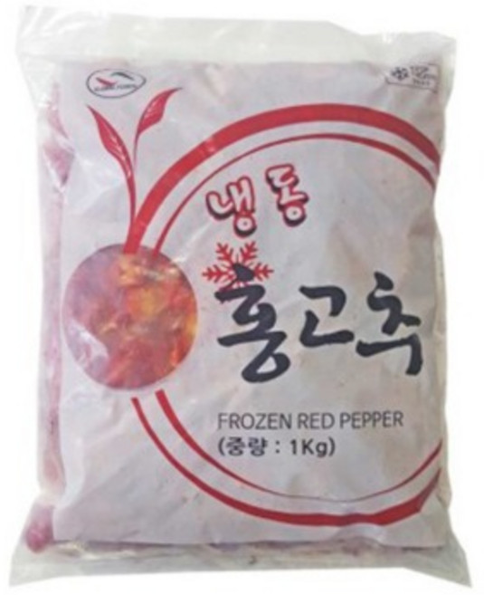 그대로 맛을 홍고추 살린 냉동 슬라이스 1kg, 1개