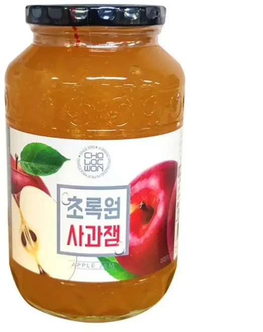 초록원 사과잼 1kg 4병, 1개