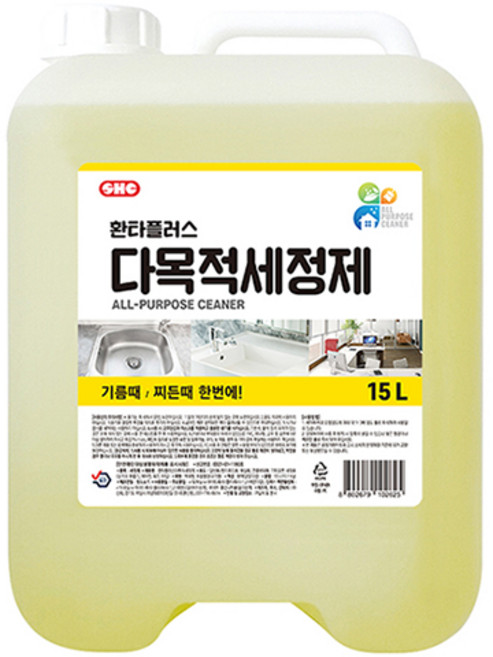 신희 환타플러스 다목적세정제 클리너 타일 욕조 기름때 찌든때 제거 15L, 1개