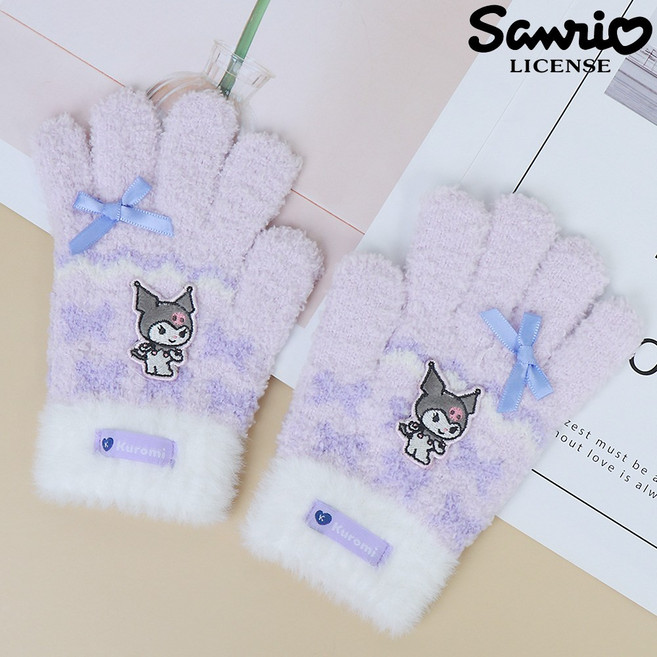 성창에프엔지 여아용 산리오 리본 오지 날개사 장갑 NGHKG600